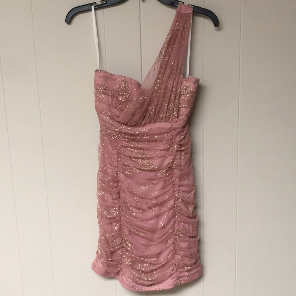 Mauve pink homecoming/prom dress